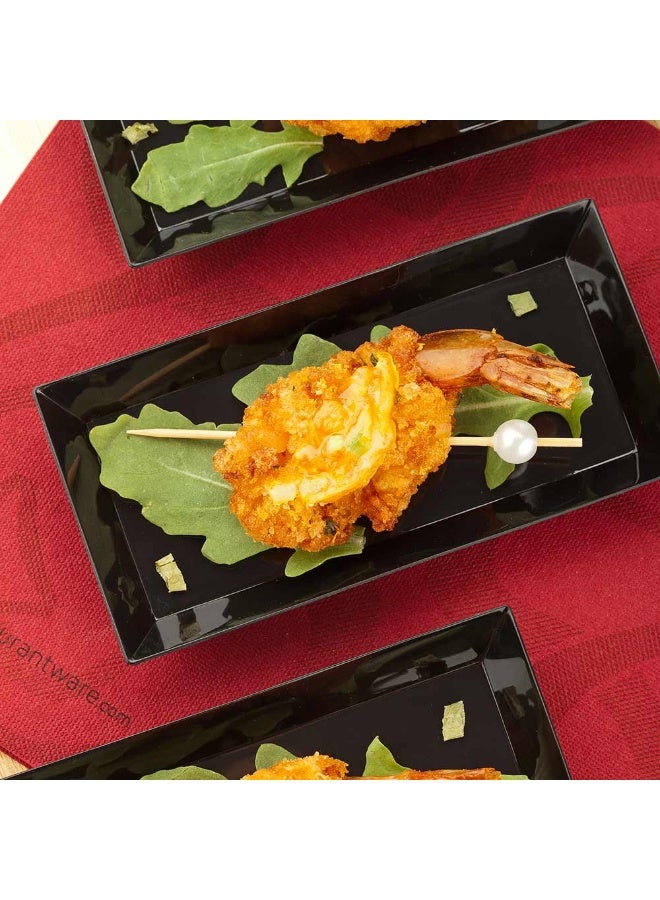 Restaurantware 4 Inch Decorative Skewers, 1000 White Pearl Design Decorative Bamboo Skewers - Sharp Point, Sturdy, Bamboo Decorative Picks, For Appetizers Or Garnishes - Image 3