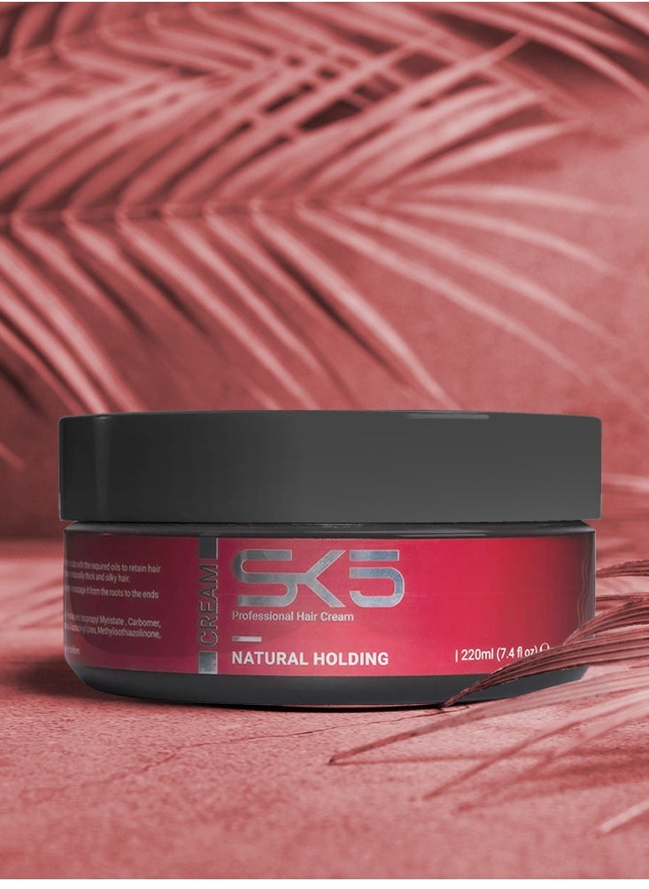 SK5 SK5 Damage Repair Hair Cream 220ml - Natural Hold & Density Boost  - Image 5