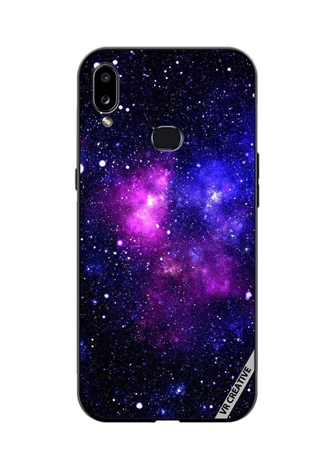 VR CREATIVE Protective Case Cover For Samsung Galaxy A10s Galaxy  Purple Design Multicolour - Image 1