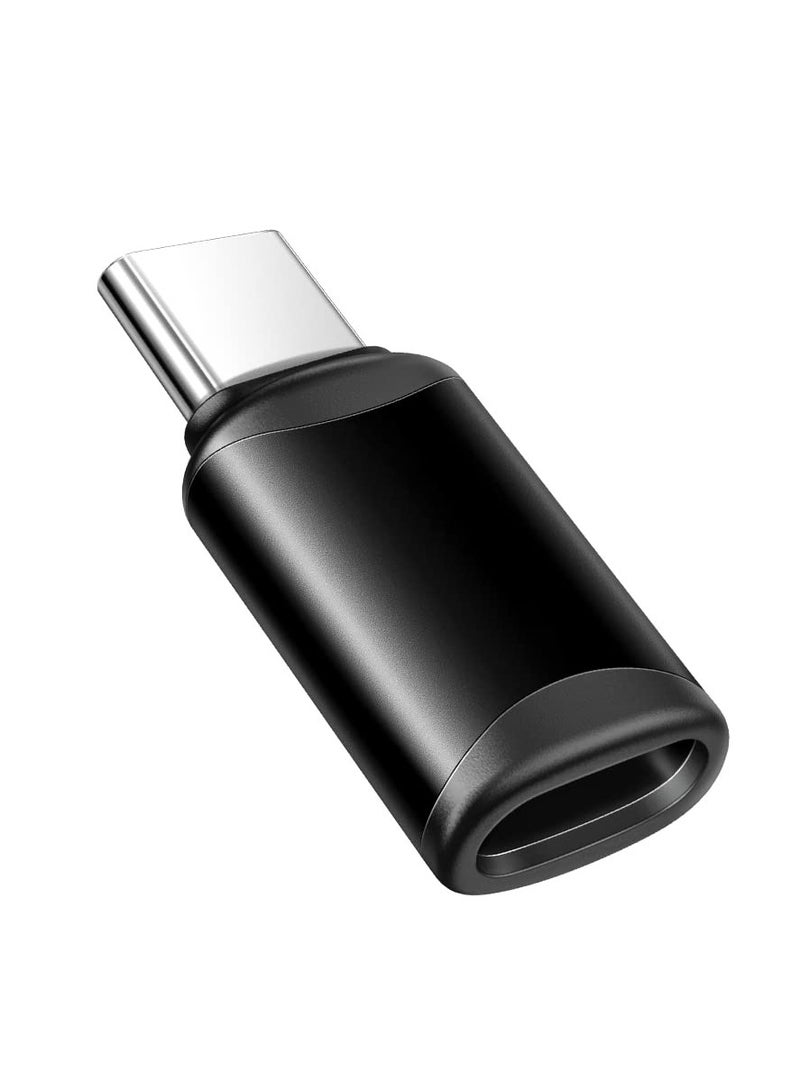 Barakah For Lightning Female to USB C Male Adapter for iPhone 15/15 Pro/15 Pro Max/15 Plus, for iPad Air, Samsung, Support Charging & Data Transfer, Type C Charger Connector Cable - Image 1