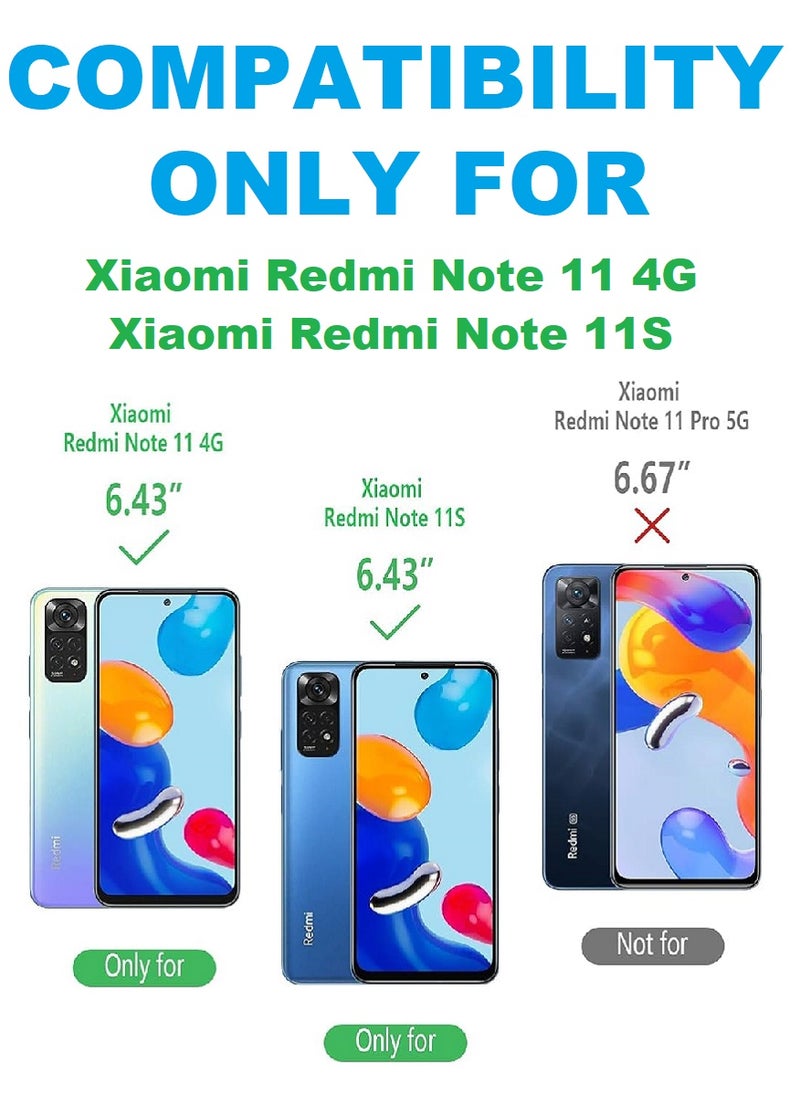 Super Tempered Glass Screen Protector Clear Designed For Xiaomi Redmi Note 11 4G Full Screen Coverage And Bubble Free - Image 3