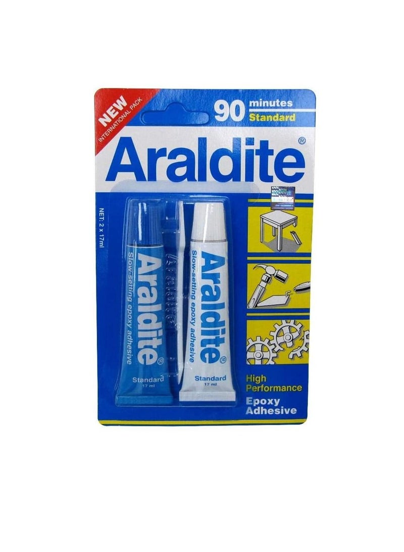 Araldite Epoxy (Blue, 17ml, 2 Tubes) - Image 3