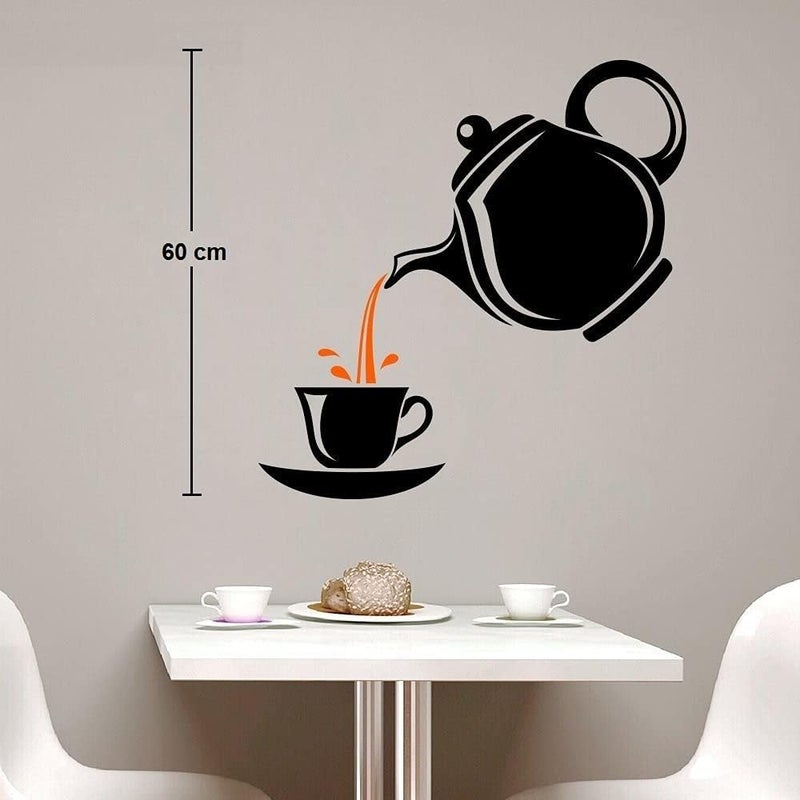 Asmi Collections Wall Sticker - A Cup of Tea - Image 2