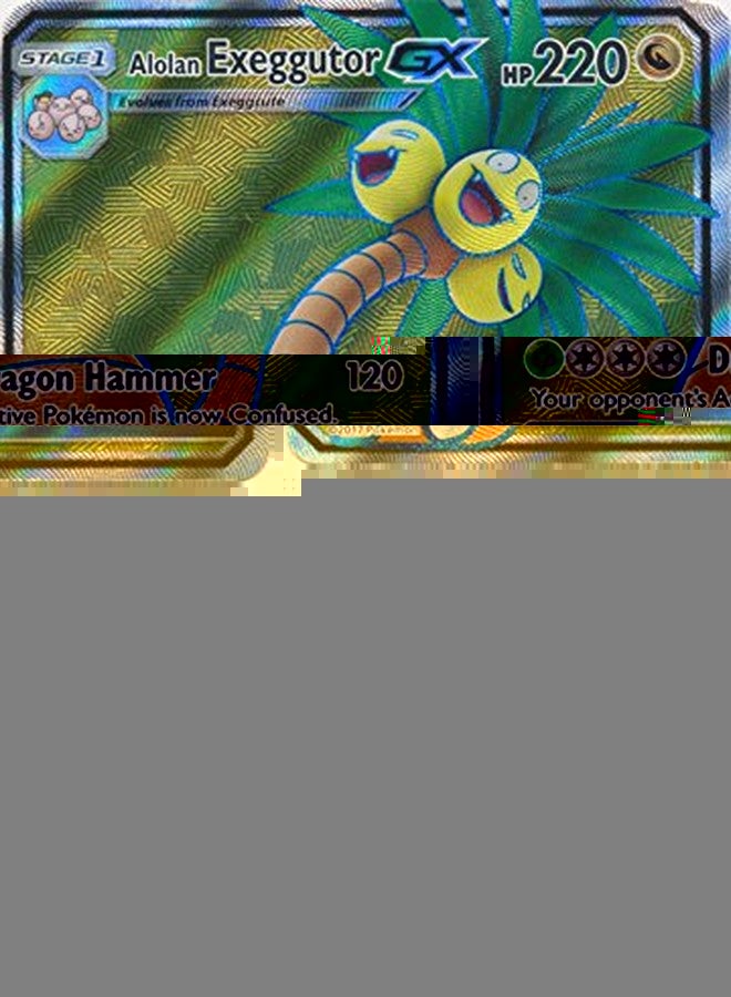 ALMA Alolan Exeggutor-GX - 107/111 - Full Art Ultra Rare