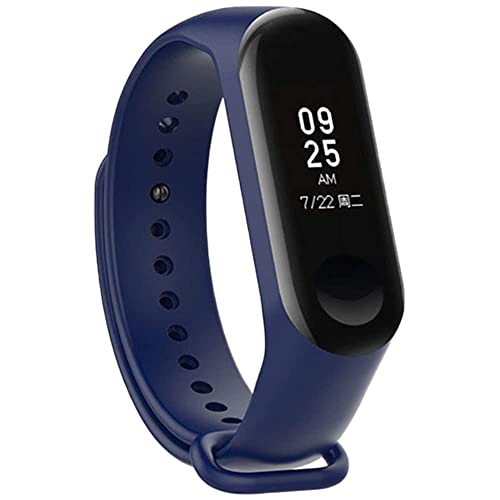 INEFABLE Mi Band 3 and 4 Straps Original for Mi Band M3 and M4 Wristband Strap Soft Silicone Adjustable Band Strap-Black-Blue-Red-White-Light Grey-Pack of 5 - Image 3