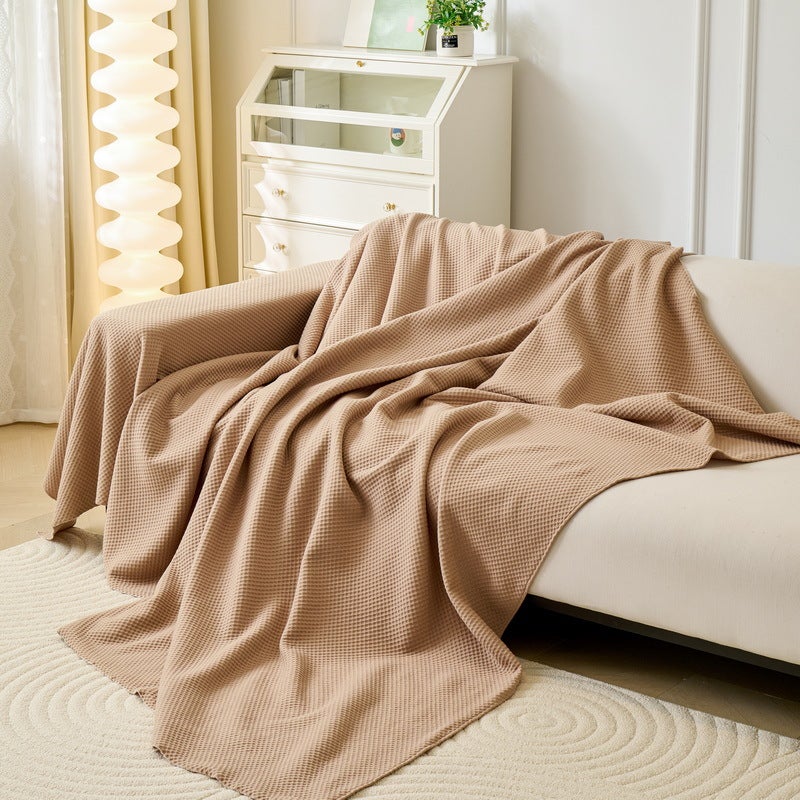 Cream Wind Cotton Four Seasons Universal Sofa Towel A Whole Full Cover Blanket Pad Anti-Cat Scratch Cover - Image 2