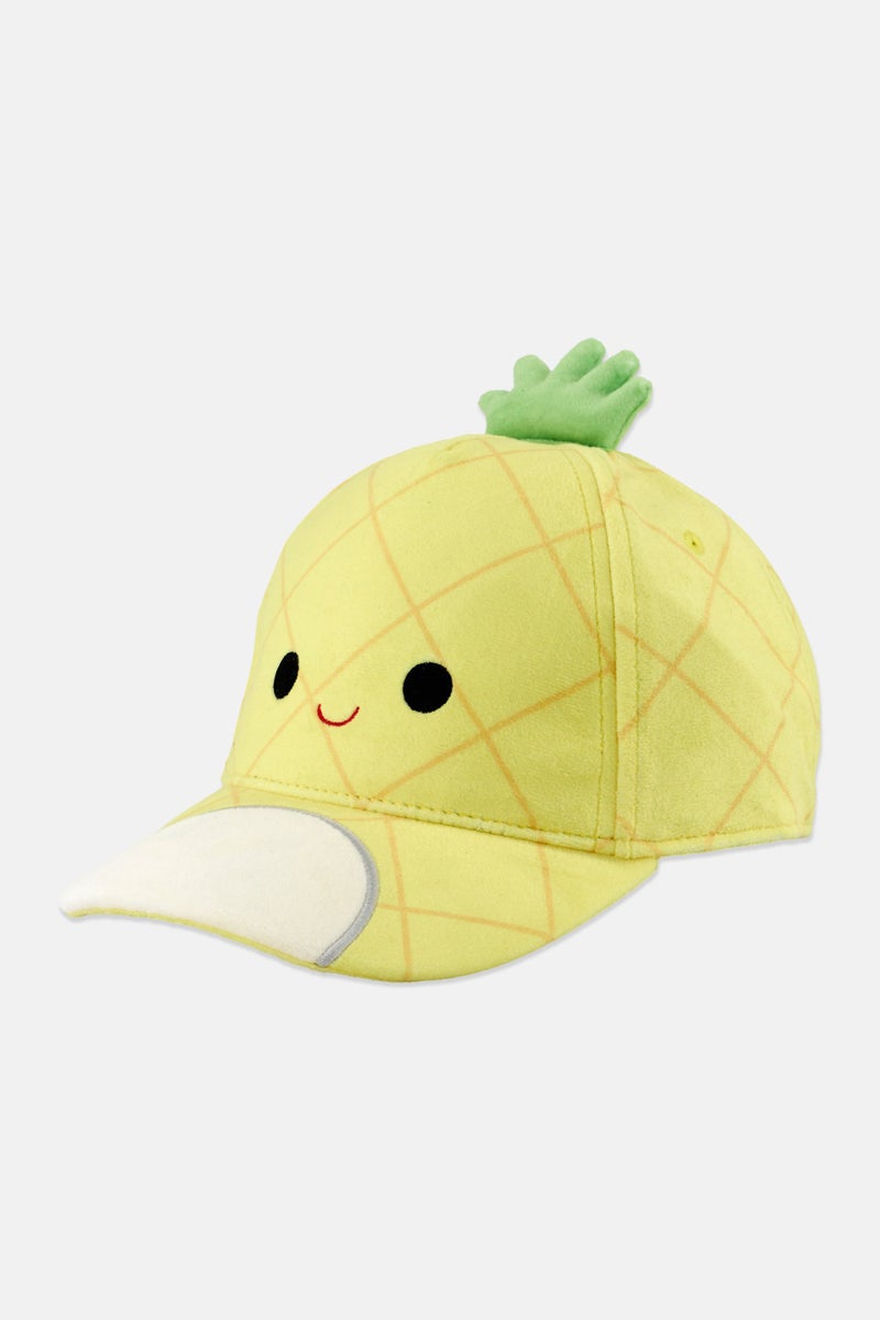 Squishmallows Kids Girl Maui Novelty Plush Cap, Yellow  - Image 1