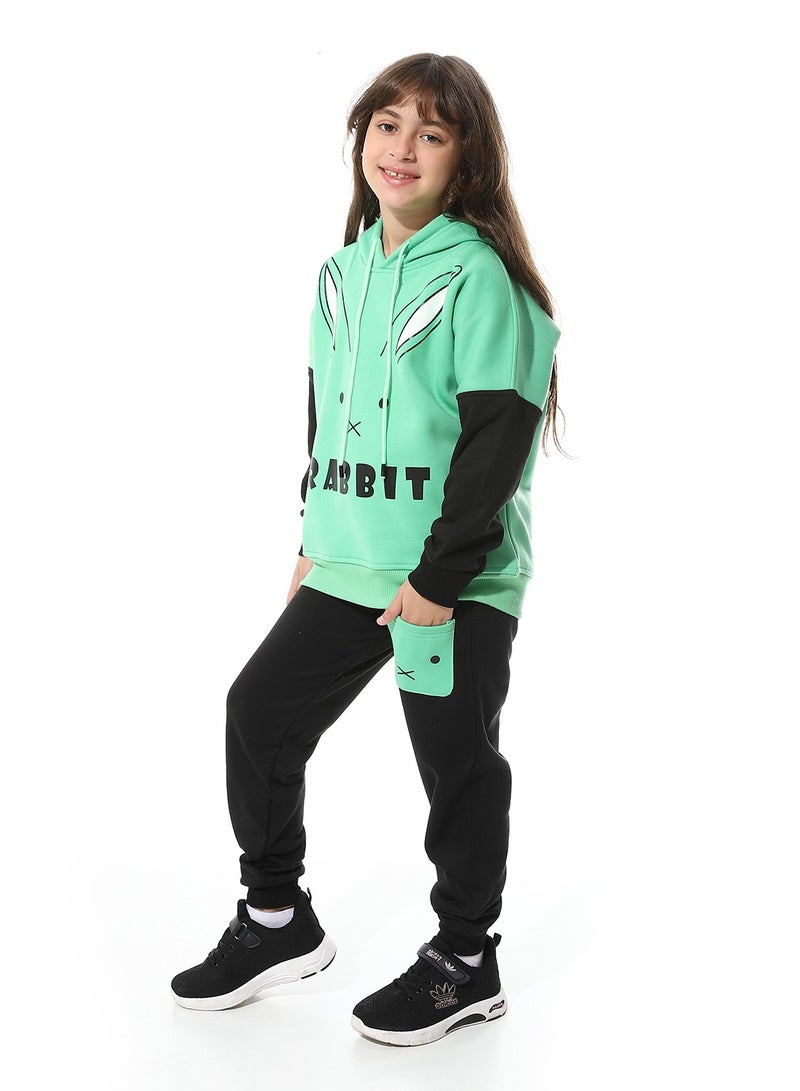 Caesar Printed Girls Meleton Training Suit - Image 3