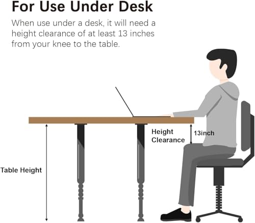 HIMALY دراجة تمارين مصغرة، دراجة هيمالي تحت المكتب، جهاز تمرين دواسات القدم المحمولة، آلة دواسات الذراع والساق مع شاشة LCD تعرض المعلومات - Image 5