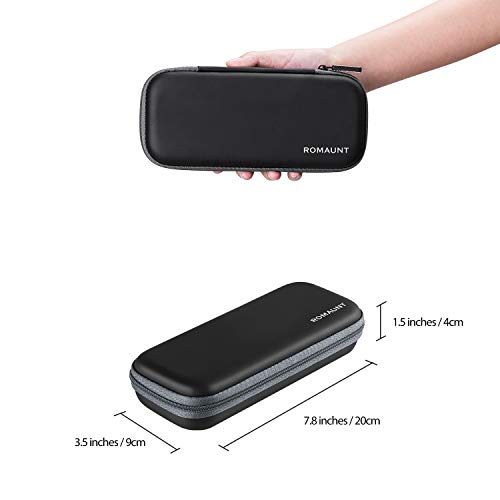 ROMAUNT Travel Carrying Case Compatible with Nespresso OrignalLine Capsules, Accessory for Portable Espresso Maker Protective Coffee Pods Holder with Foam PU Material Hold 10 Pods（black） - Image 3