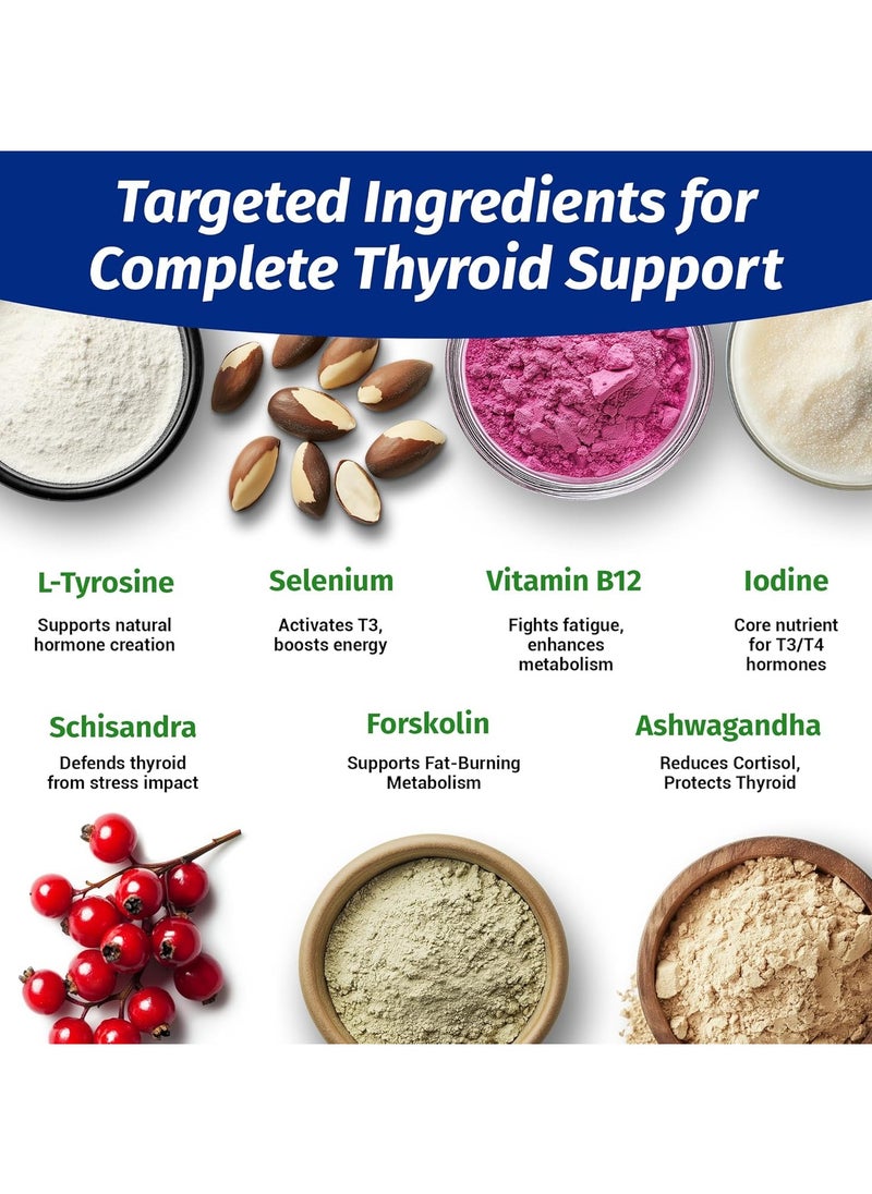 1 Body - Thyroid Support Dietary Supplement, Advanced, 60 Vegan Capsules - Image 1
