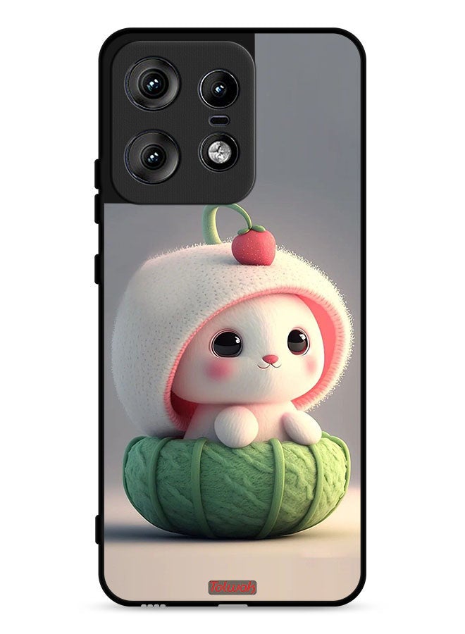 Tolwak Motorola Edge 50 Pro 5G Protective Case Cover Cute Little Rabbit - Image 1