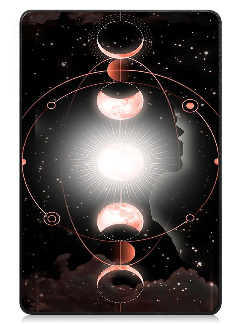 Theodor Protective Flip Case For Apple iPad mini 7th Generation (A17 Pro 2024 Model) (Mini 6 2021 Model  6th Generation) With Trifold Stand Auto Wake Sleep Shockproof Cover Galaxy - Image 1