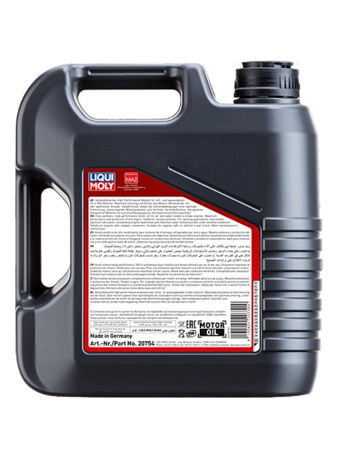LIQUI MOLY 10W40 Fully Synthetic 4T Motorbike Street Race Engine Oil 4Ltr - Image 2