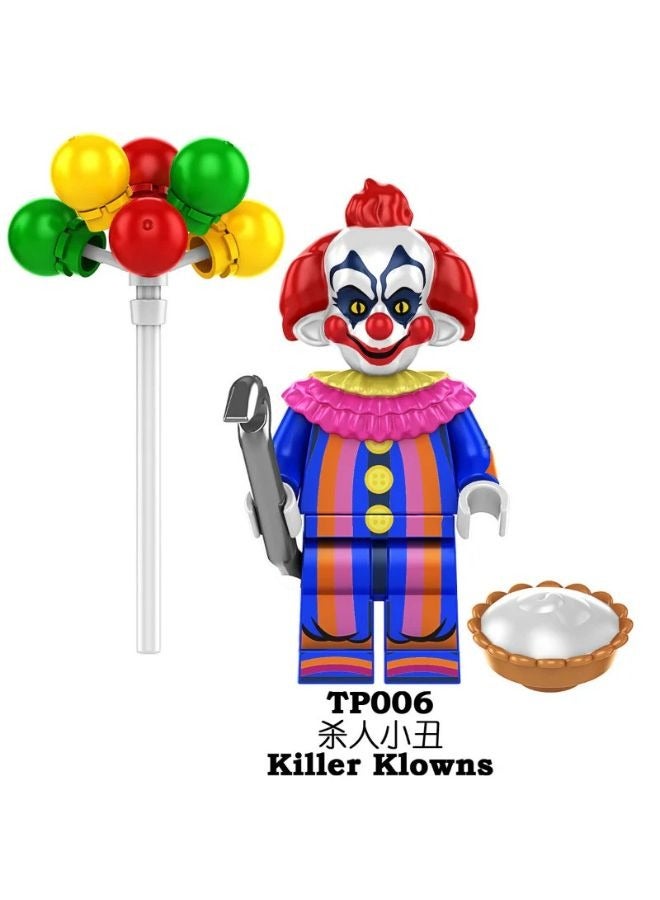 Killer Klowns Minifigure Set – Set of 3 Collectible Clown Figures with Accessories, Balloons, and Weapons – Horror-Themed Toy Set for Fans and Collectors - Image 2