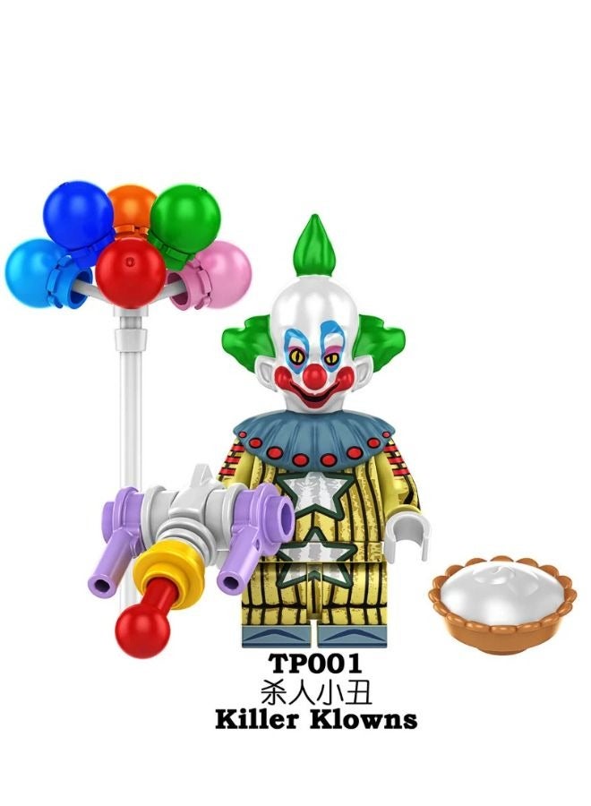 Killer Klowns Minifigure Set – Set of 3 Collectible Clown Figures with Accessories, Balloons, and Weapons – Horror-Themed Toy Set for Fans and Collectors - Image 4