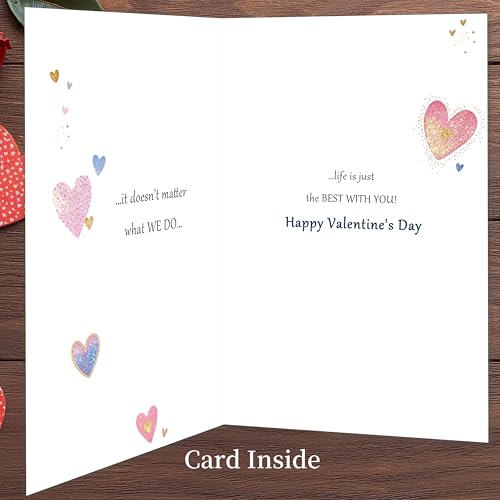 Smithtuy Valentines Day Card for Boyfriend,Valentines Day Cards for Him,Boyfriend Valentines Day Gifts with Sweet Love Message - Image 2