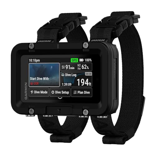 Garmin Descent™ X50i، جهاز كمبيوتر غوص متميز، شاشة تعمل باللمس 3 بوصات، مصنف للغوص حتى 20 ATM مع أزرار مقاومة للتسرب - Image 1