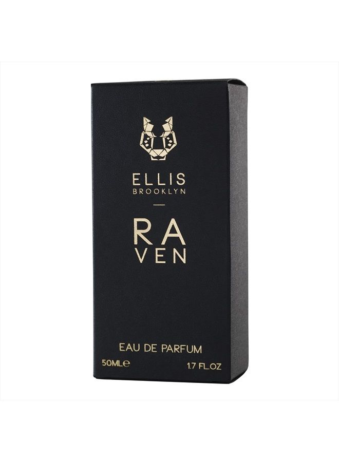 ELLIS BROOKLYN RAVEN Eau De Parfum - Mandarin Peony Patchouli - Clean Vegan Non Toxic Unisex Fragrance - 50 ml - Image 2