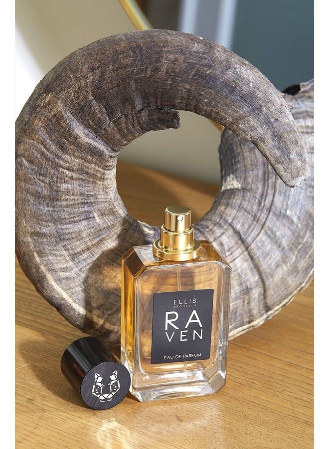 ELLIS BROOKLYN RAVEN Eau De Parfum - Mandarin Peony Patchouli - Clean Vegan Non Toxic Unisex Fragrance - 50 ml - Image 4