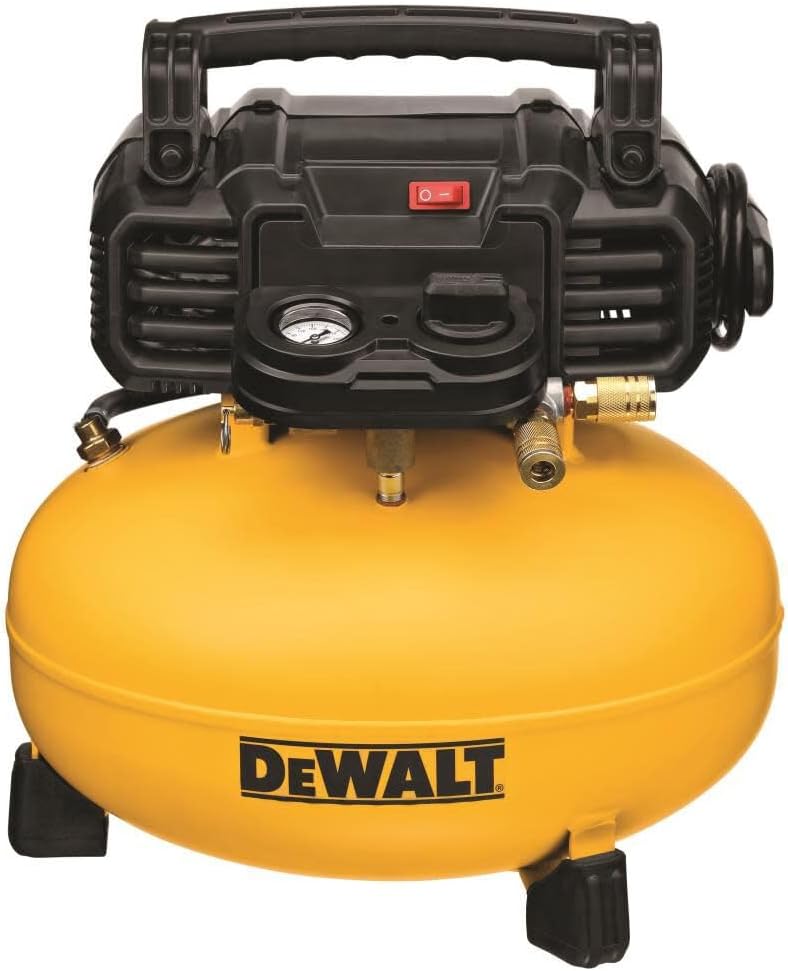 DEWALT ضاغط هواء DEWALT على شكل فطيرة سعة 6 جالون 165 PSI DWFP55126 - Image 1