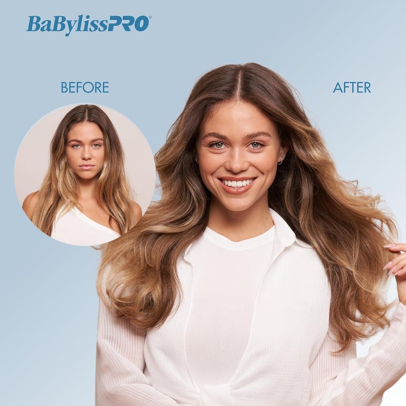BaBylissPRO مكواة تجعيد احترافية من نانو تيتانيوم مع أسطوانة ممتدة مثالية للشعر الطويل - Image 3