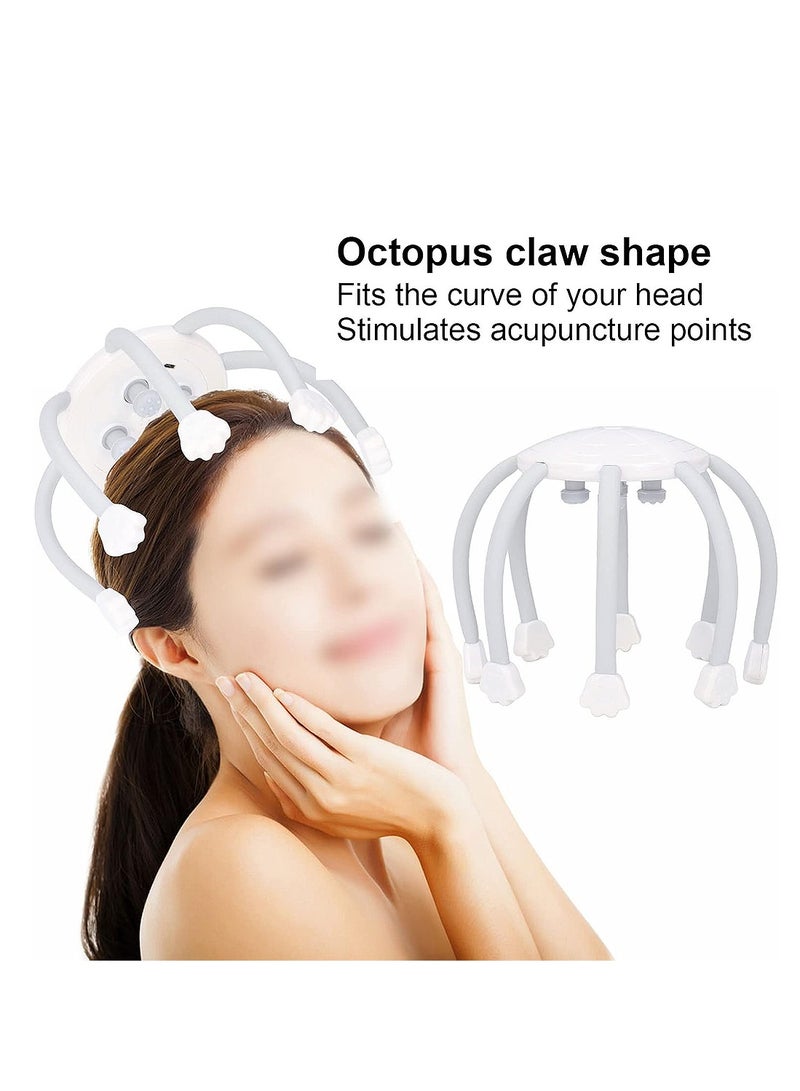 Electric Head Massager, Intelligent Head Massager Massager Grey - Image 2