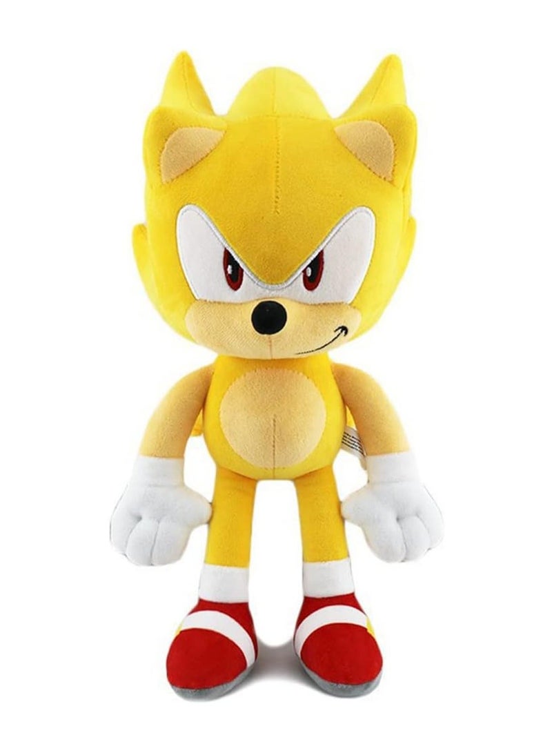 Yellow New Super Hedgehog Plush Toy Children's Gift, Birthday Gift (Big Head -30CM) - Image 1