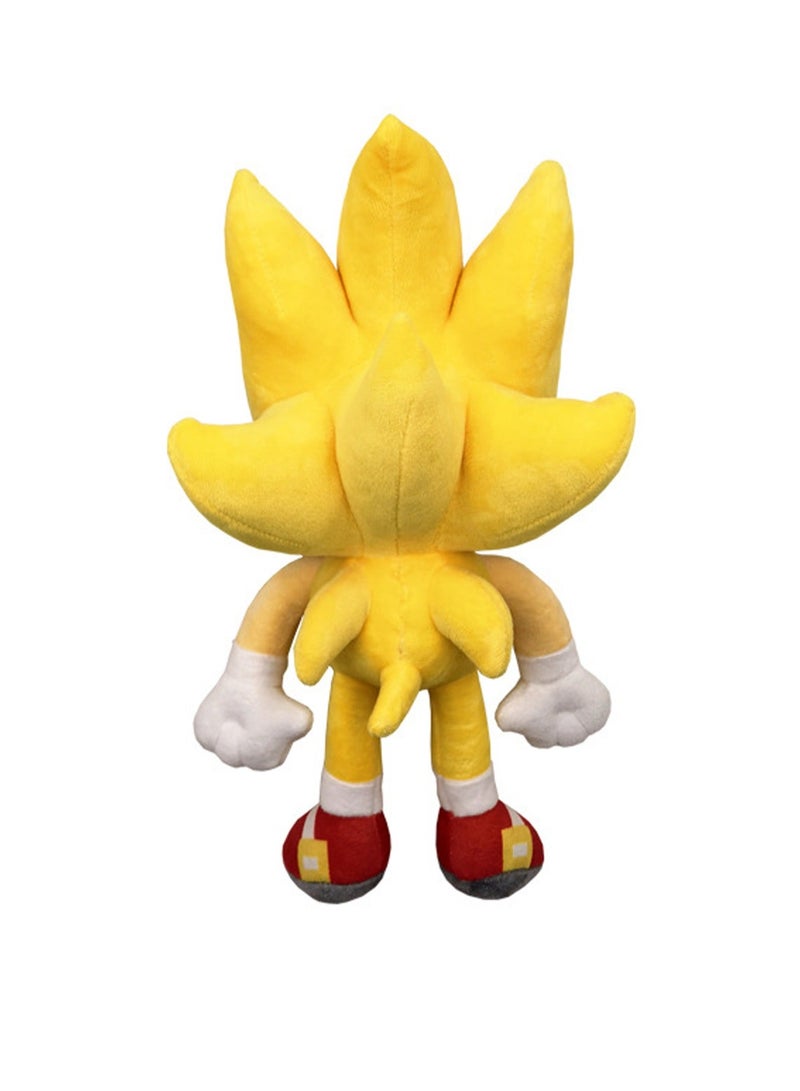 Yellow New Super Hedgehog Plush Toy Children's Gift, Birthday Gift (Big Head -30CM) - Image 4