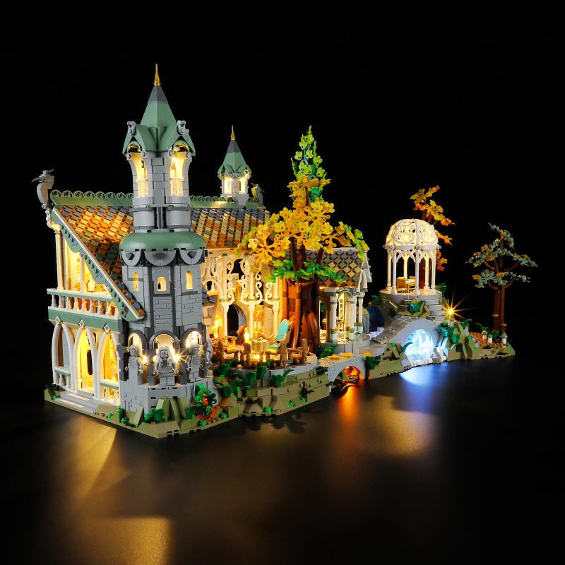 YEABRICKS LED Light for Lego-10316 Lord of The Rings The Lord of The Rings: Rivendell Building Blocks Model (Lego Set NOT Included) - Image 3