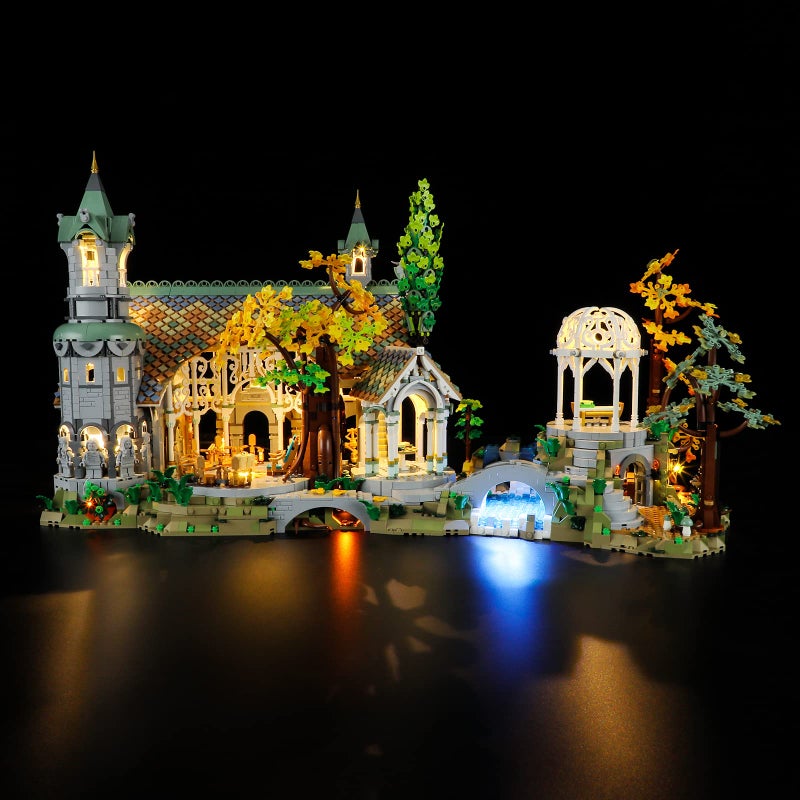 YEABRICKS LED Light for Lego-10316 Lord of The Rings The Lord of The Rings: Rivendell Building Blocks Model (Lego Set NOT Included) - Image 2