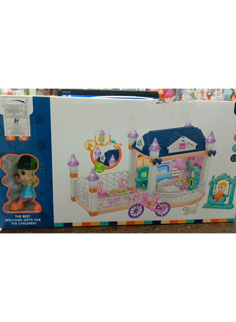 Castle Toy Set, a Magical Dollhouse for Pretend Play 