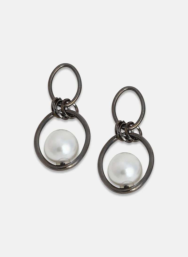 SOHI Pearl Beaded Contemporary Artificial Drop Earring Jewellery