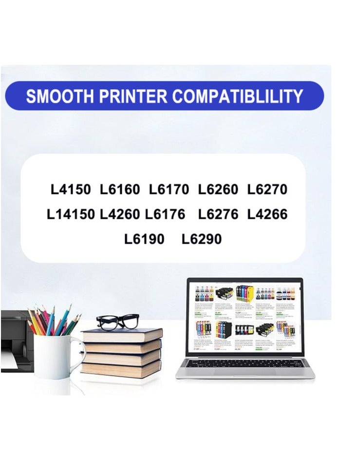 Ink 103 (SET) Compatible for ink Combo L1110 L3110 L3111 L3150 L3151 L3156 L3160 L5190 (Black Cyan Magenta Yellow)  - Image 2