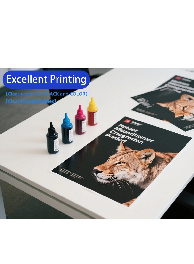 Ink 103 (SET) Compatible for ink Combo L1110 L3110 L3111 L3150 L3151 L3156 L3160 L5190 (Black Cyan Magenta Yellow)  - Image 4