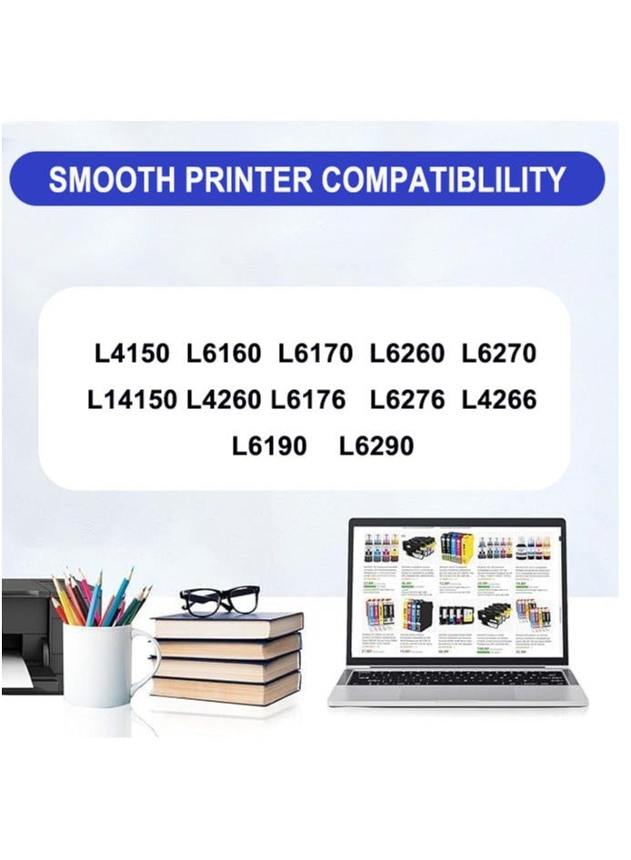 Ink 103 (1 SET) Compatible for EPSON  ink Combo L1110 L3110 L3111 L3150 L3151 L3156 L3160 L5190 (Black Cyan Magenta Yellow) - Image 2