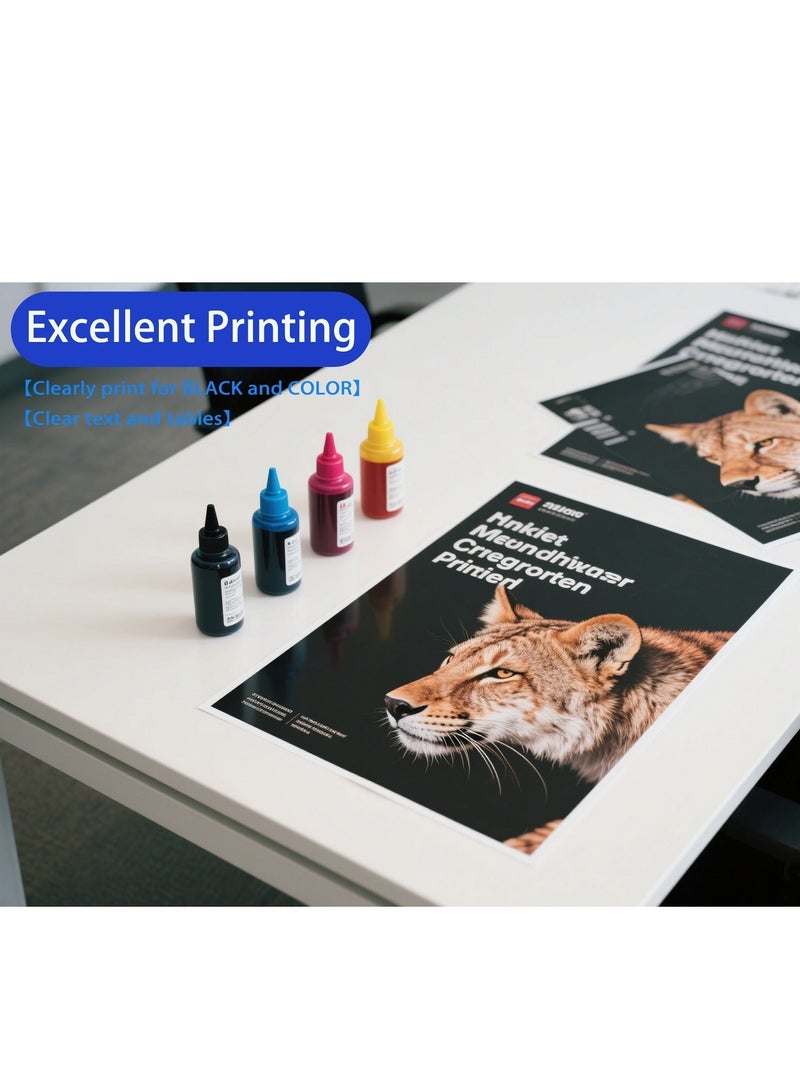 Ink 103 (1 SET) Compatible for EPSON  ink Combo L1110 L3110 L3111 L3150 L3151 L3156 L3160 L5190 (Black Cyan Magenta Yellow) - Image 4