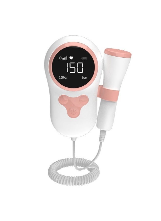 general Ultrasound Doppler Fetal Heart Rate Monitor, Zero Radiation Prenatal Monitoring Devices with LCD Screen, Portable Baby Heartbeat Monitor for New Moms for Home Use - Image 1