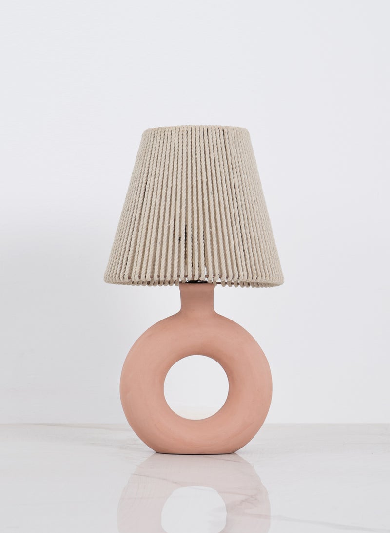 كلوك اباجورة سيامبلا زهري - ابيض - Image 2