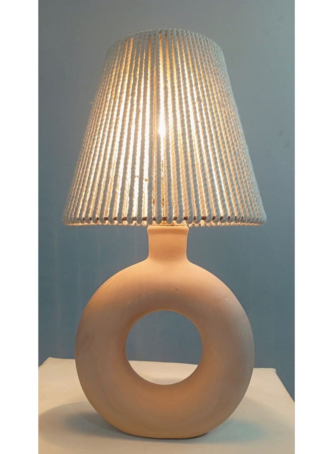 كلوك اباجورة سيامبلا زهري - ابيض - Image 4