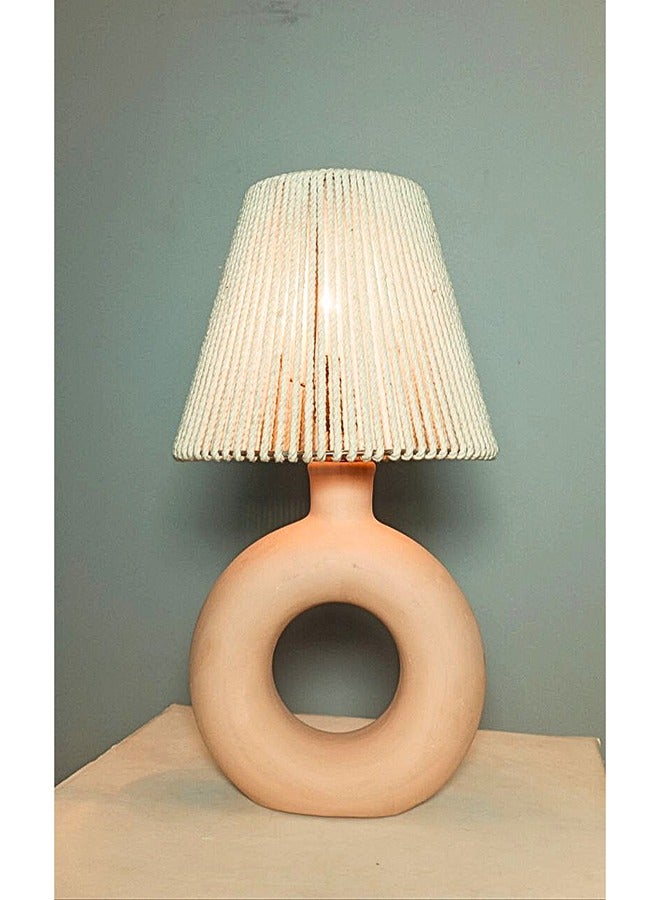 كلوك اباجورة سيامبلا زهري - ابيض - Image 3