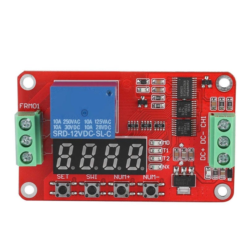 klarako Infinite Loop Relay Module for FRM01, Multifunction Infinite Loop Timing Self Lock Relay Cycle Timer Module Automation Delay FRM01 - Image 1