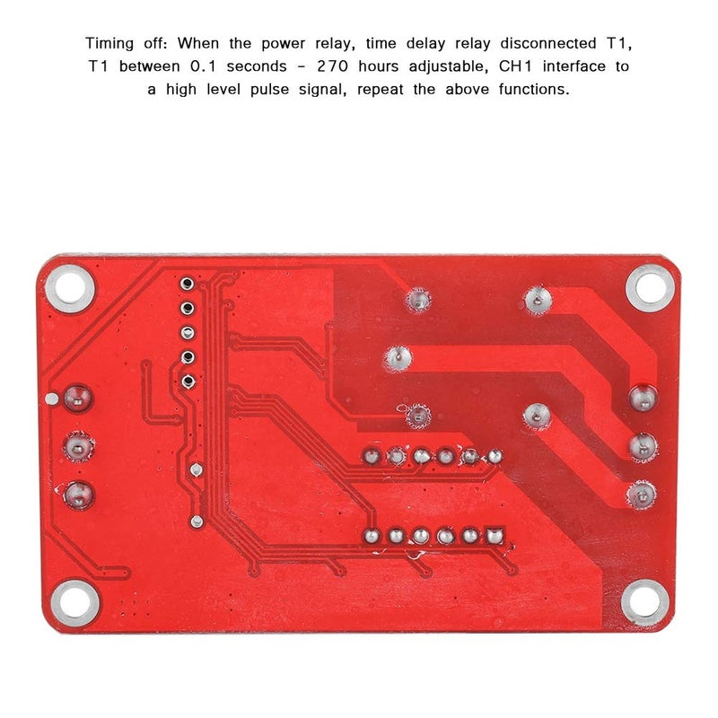 klarako Infinite Loop Relay Module for FRM01, Multifunction Infinite Loop Timing Self Lock Relay Cycle Timer Module Automation Delay FRM01 - Image 5