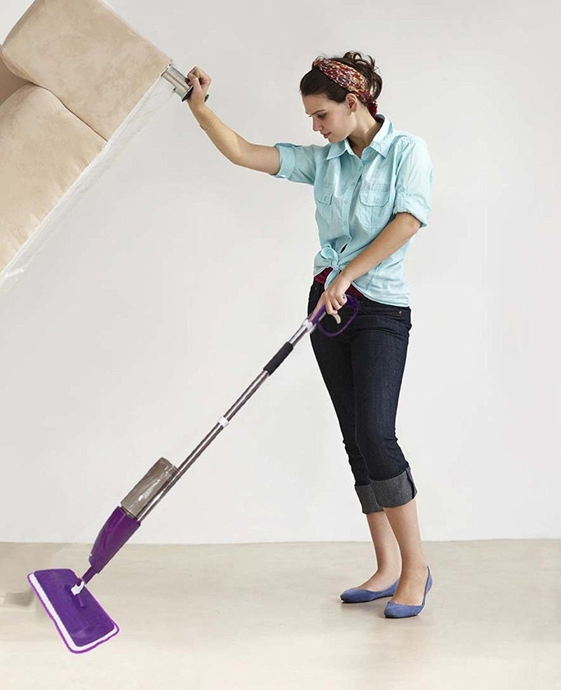 GTC® Spray Mop with Removable Washable Cleaning Pad and Integrated Water Spray Mechanism (Color May Vary) 344 - Image 1