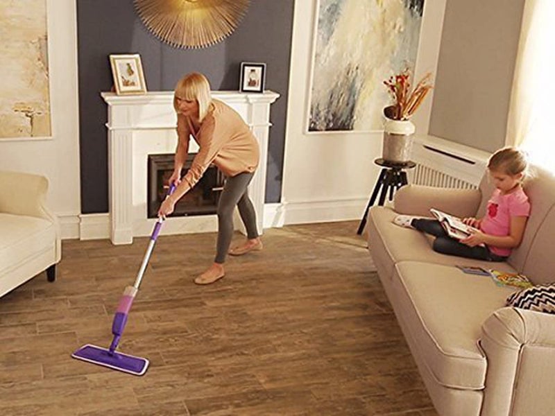 GTC® Spray Mop with Removable Washable Cleaning Pad and Integrated Water Spray Mechanism (Color May Vary) 344 - Image 3