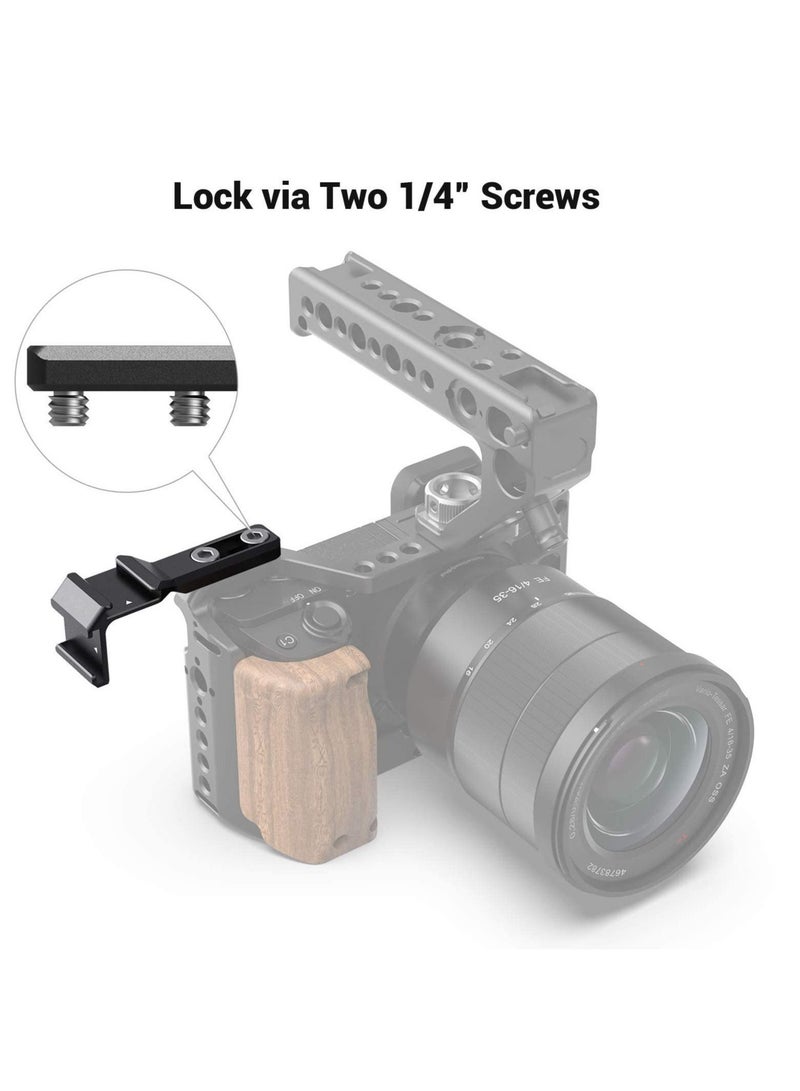 Captaintech Camera Mount Adapter with Dual Cold Shoe Extension Hot Shoe, Universal Extended Bidirectional Cooling Device, Camera Two-Way Cold Shoe Mount Accessory Monitoring Equipment Stand Accessories 2881 - Image 5