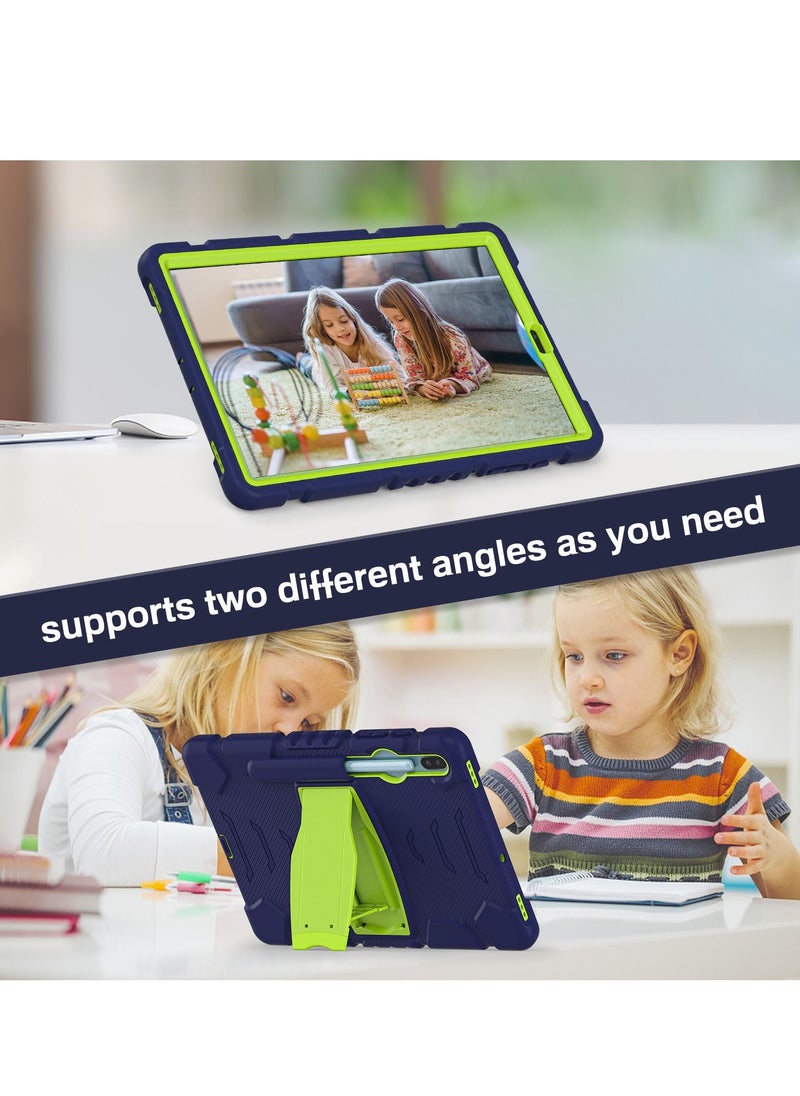 GULFLINK Gulflink Back Cover Protect Case for SAMSUNG Tab S6 T860/T865/T867 10.5 inch navyblue and lime  - Image 5