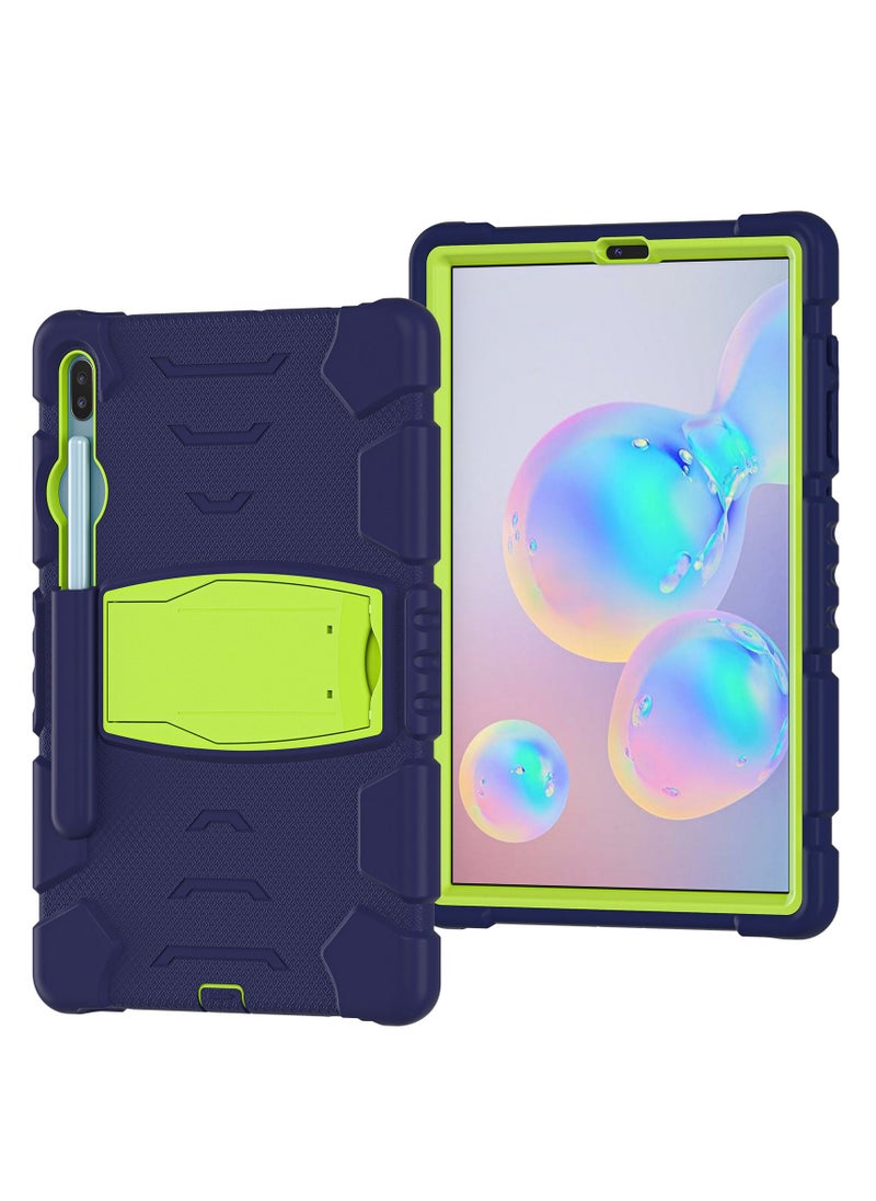 GULFLINK Gulflink Back Cover Protect Case for SAMSUNG Tab S6 T860/T865/T867 10.5 inch navyblue and lime  - Image 3