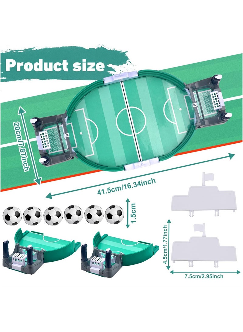 KASTWAVE Mini Table Soccer Game Football Table Interactive Game with 6 Footballs for Kids Family Sports Board Game for Kids Adults Birthday Party Worlds Cup Medium Size - Image 4