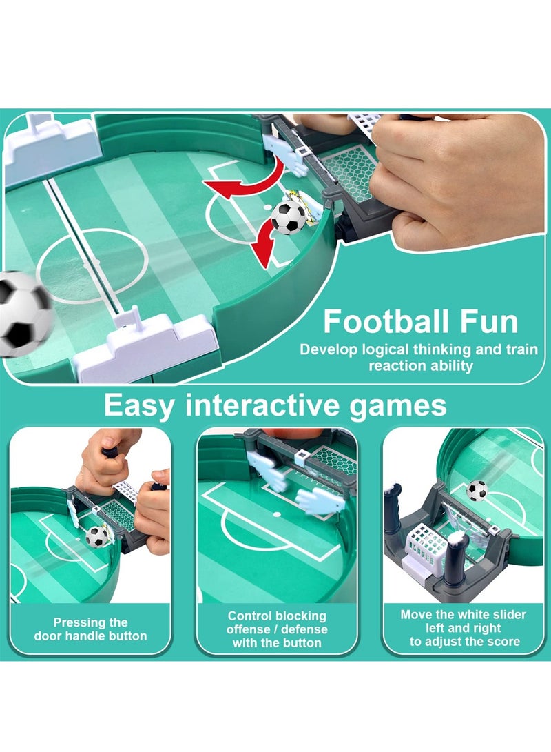 KASTWAVE Mini Table Soccer Game Football Table Interactive Game with 6 Footballs for Kids Family Sports Board Game for Kids Adults Birthday Party Worlds Cup Medium Size - Image 5